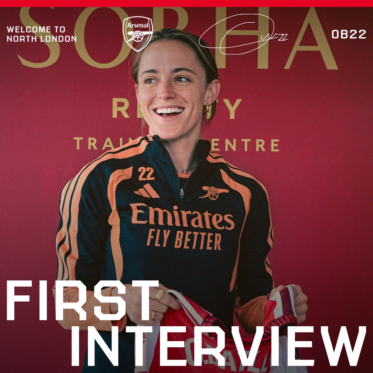 💬 “Arsenal are one of the biggest clubs in the world. How they want to play is how I want to play.” Watch our first interview with Ona Batlle 📺