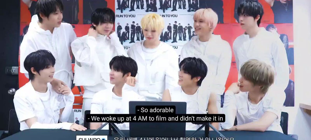 so they actually filmed so many scenes that never made it into the MV 🥹 bobo said they woke up at 4AM to film at the han river... the running scenes, the parking lot sequence, the group hug, steven's sunglasses scene...