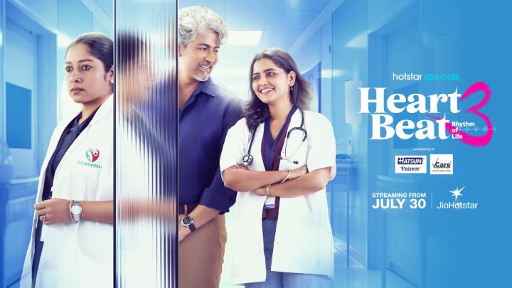 Two paths. One heartbeat. A new beginning ❤️ Hotstar Specials #HeartBeatSeason3 streaming from July 30 only on #JioHotstar #HBS3 #HBS3OnJHS #HeartBeatS3OnJioHotstar #HeartBeat3OnJioHotstar #HeartBeat3StreamingFromJuly30 #HeartBeatS3Promo #JioHotstarTamil #DeepaBalu #Anumol #KarthikKumar #Charukesh #DeepakSundarrajan