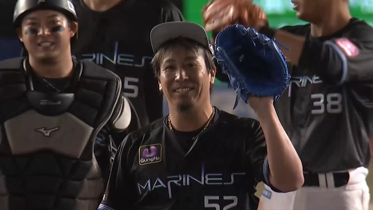 プロ通算250セーブに王手‼️ 千葉ロッテ 益田直也 投手が9回表一死一塁の場面で登板し、無失点で切り抜ける👏 👇スマホ・テレビで試合観戦!