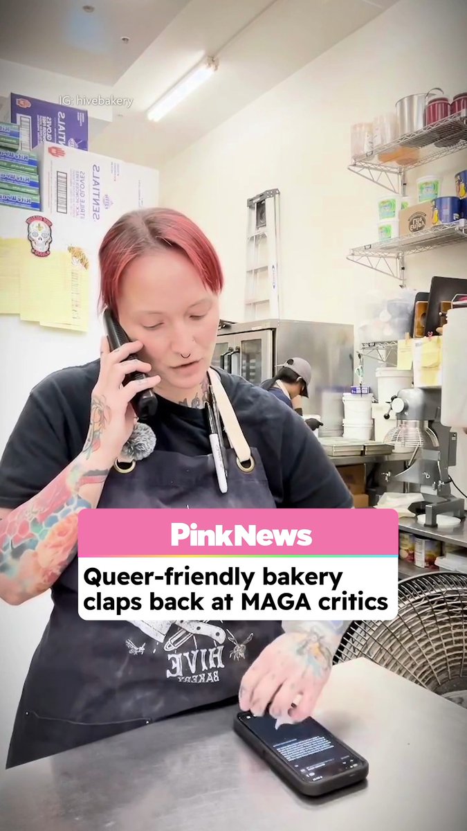 Meet Haley Popp, the Texas baker driving MAGA critics up the wall. Popp runs Hive Bakery in Flower Mound, a majority-Republican town, and has built a reputation for her fearless anti-Trump, pro-LGBTQ+ messaging. Her politics have made her a target for MAGA locals, who've flooded her pages with angry comments. But Popp isn't letting them get to her. The bakery's social media accounts have been calling out the critics, with Popp posting a video that playfully mocks them.