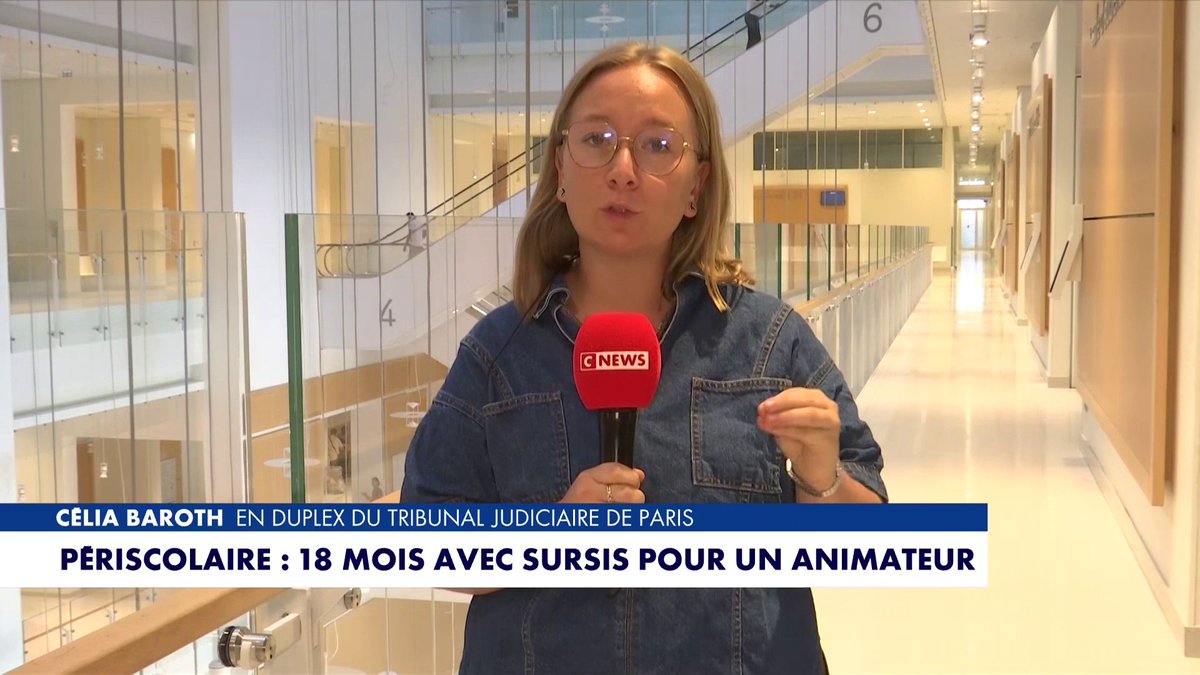 Souleymane D. a été condamné à 18 mois avec sursis pour agressions sexuelles sur une enfant dont il avait la charge dans un centre de loisirs, raconte Célia Baroth, présente au tribunal judiciaire de Paris. Toute l'info est à retrouver sur