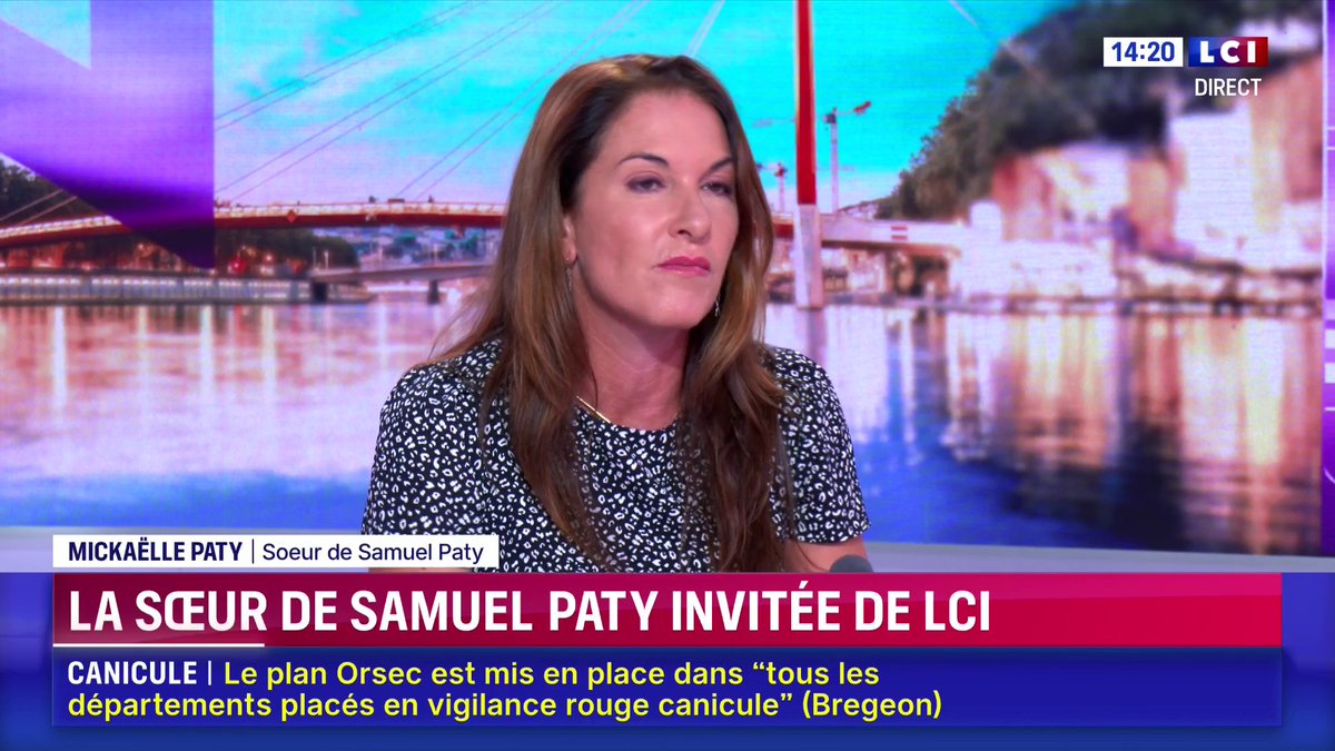 🗣️ "J’en veux surtout à ceux qui ont contribué à des peines encore plus diminuées à l'issue du procès en appel. C’est quelque chose qui restera pour moi incompréhensible et inacceptable", s'indigne Mickaëlle Paty, sœur de Samuel Paty