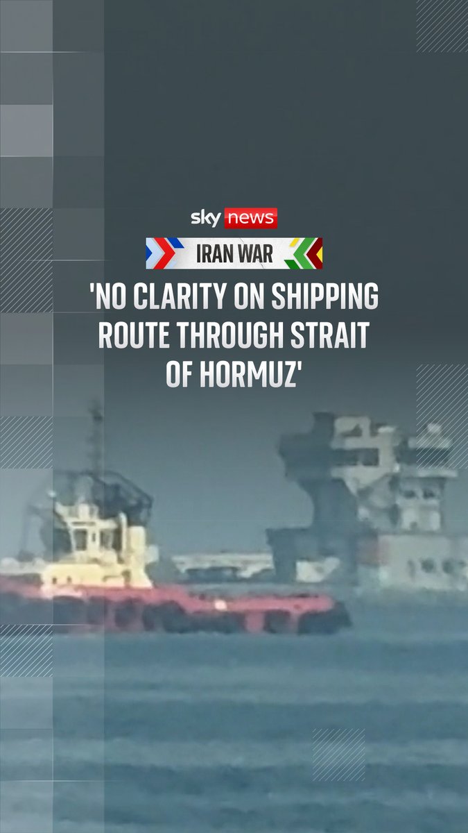 Pankaj Khanna, whose business operates 50 ships, including very large oil tankers and cargo ships, tells Sky News there is "no clarity" on which route in the Strait of Hormuz works because of the "tit-for-tat" strikes. The US military said strikes were intended to degrade Iran's ability to target commercial shipping in the Strait of Hormuz.