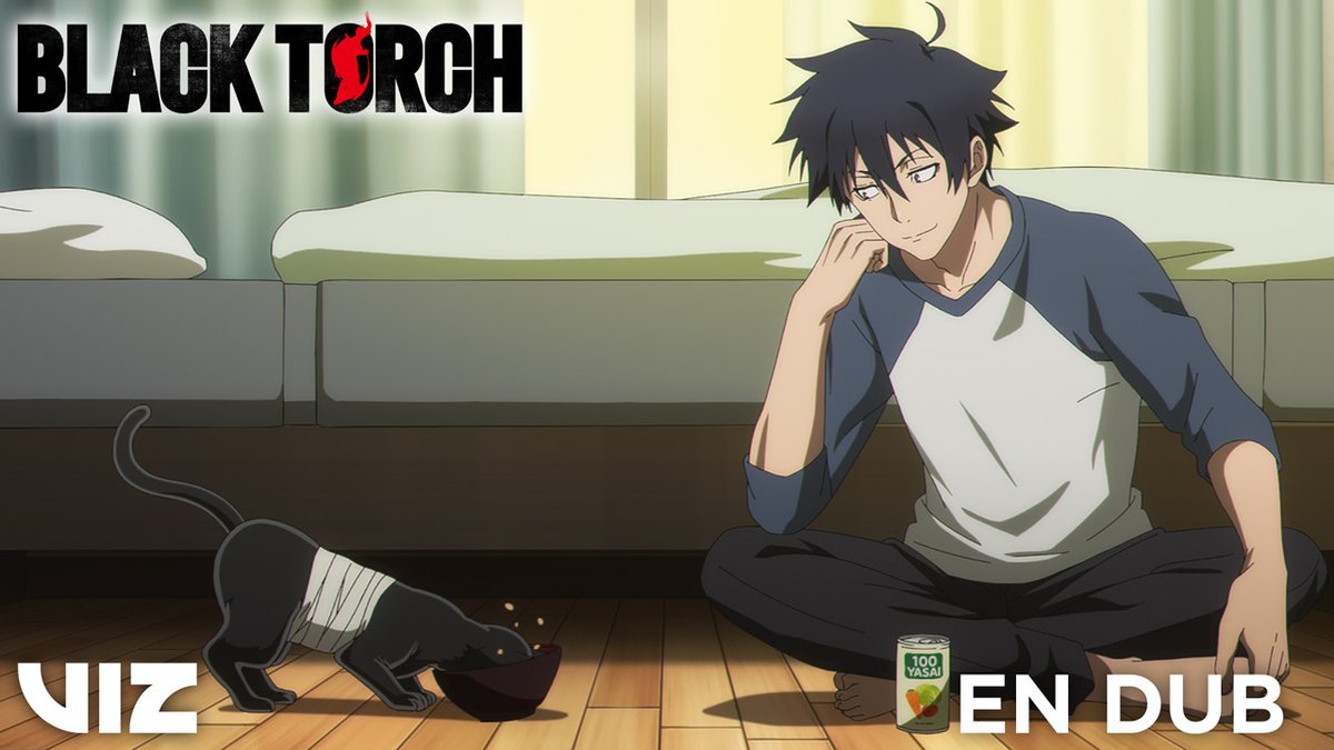 The secret weapon to lure a cat 🥫 #BLACKTORCH @blacktorch_en now streaming on Crunchyroll