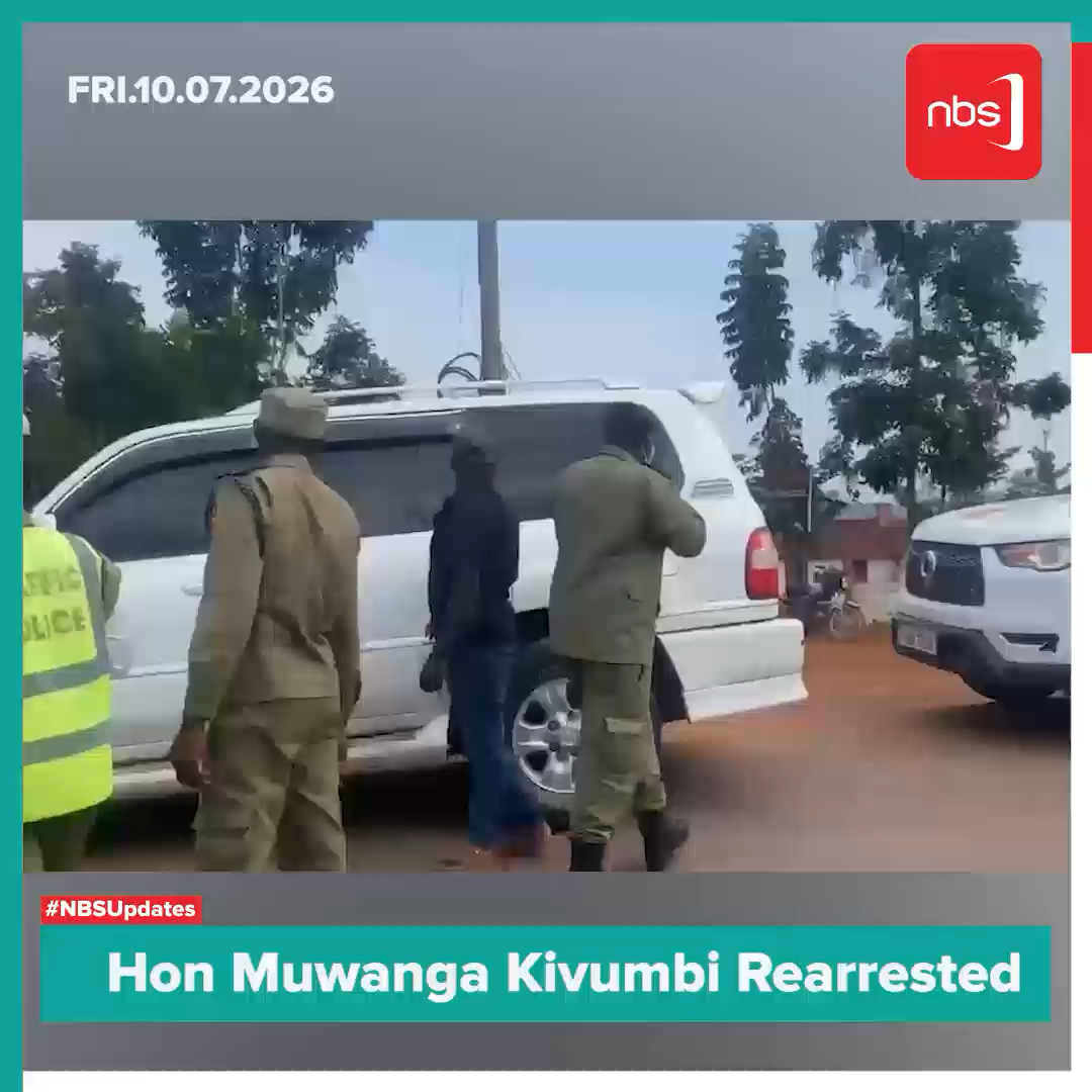 JUST IN: NUP Vice President for Buganda Muwanga Kivumbi has been arrested in Mpigi, just hours after being granted bail. He was intercepted at a roadblock while travelling to Kampala. #NBSUpdates