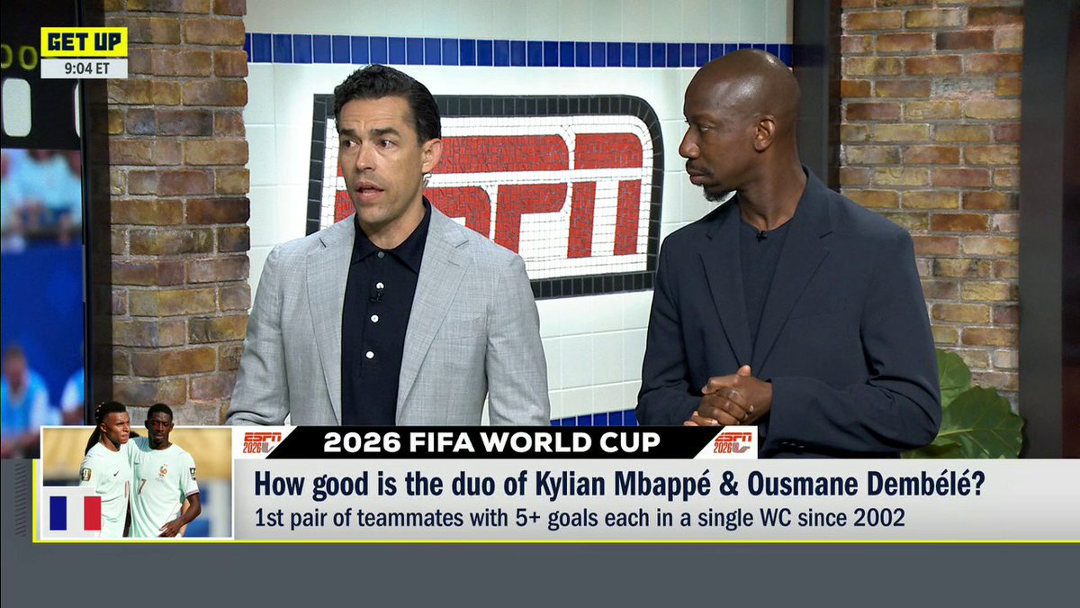 "What he's doing is not normal. We are witnessing probably the greatest international player at the World Cup level in real time." —herculez gomez on Mbappé's impact for France 👏