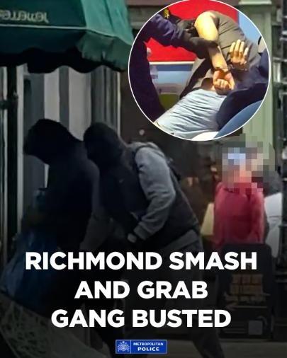 💎 Earlier this year, a trio of masked suspects smashed the window of a Richmond jewellers with a sledgehammer before reaching in to grab jewels worth around £225,000 and making off. They thought they’d got away with it, here’s how it’s going for them...