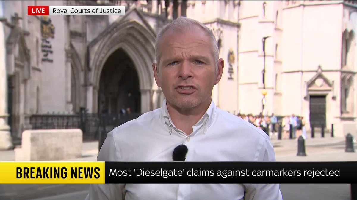 BREAKING: Most allegations against five major carmakers over 'dieselgate' have been rejected. The case centred around whether 20 sample cars had devices installed that enabled them to reduce emissions levels under test conditions but the cars emitted far more harmful gases.