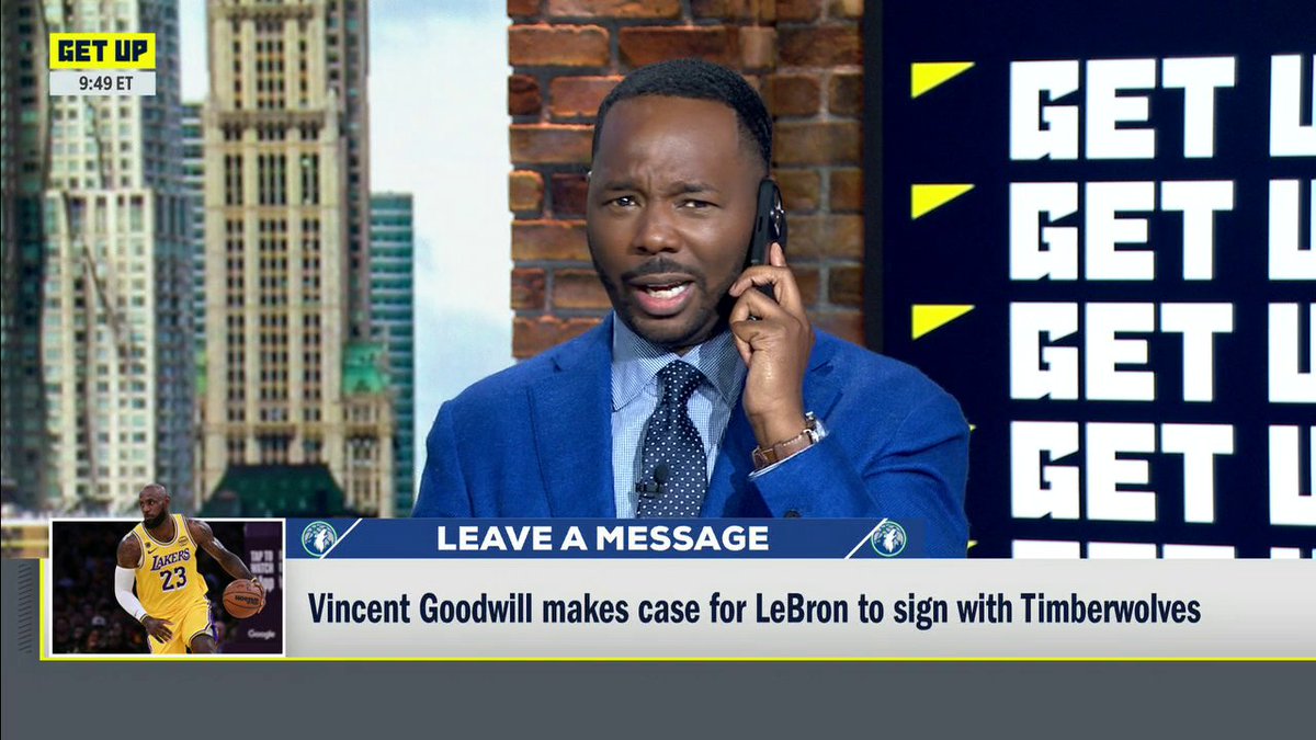 "I would just say that if part of your pitch is golf, with all due respect, you don't have a very good pitch." The crew comes up with different pitches to convince LeBron to go to Miami, Golden State or Minnesota 😂