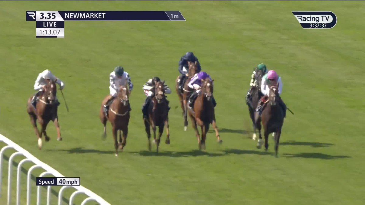 𝐁𝐋𝐔𝐄 𝐁𝐎𝐋𝐓 strikes in the Falmouth 🔵⚡️ One heck of a filly ✨
