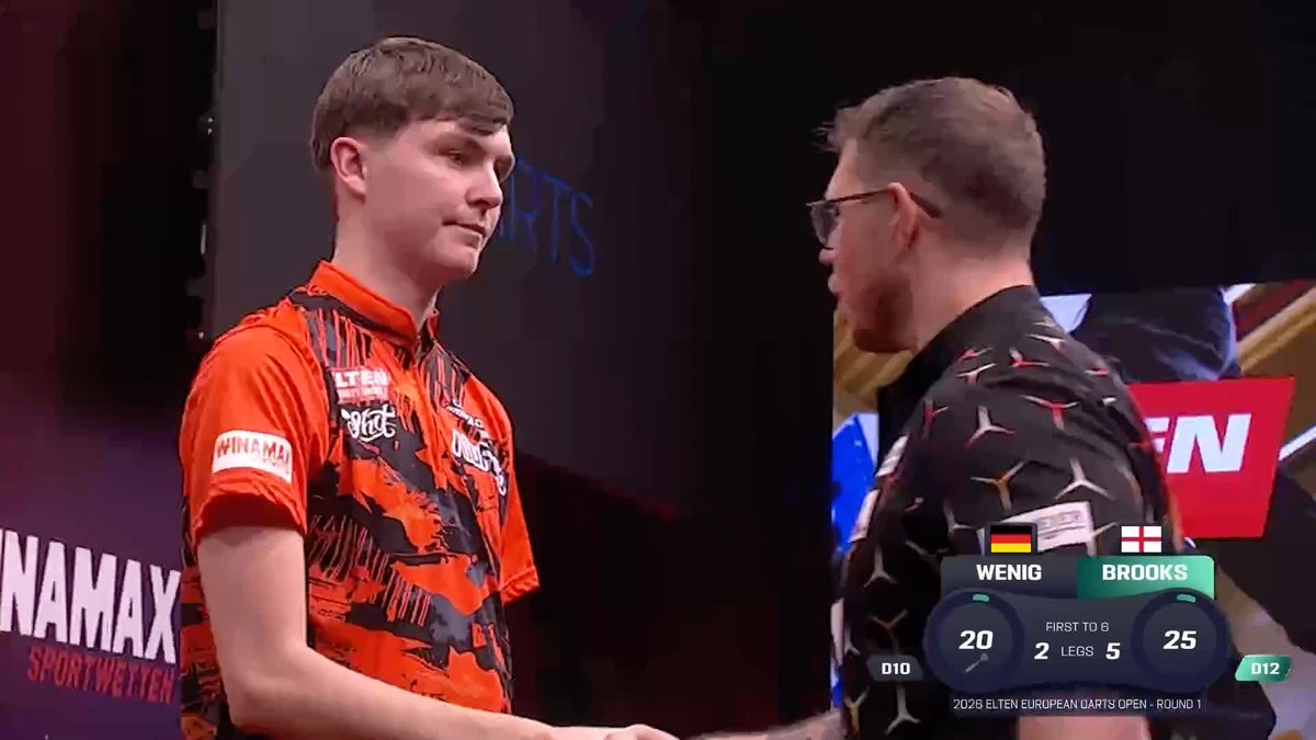 BROOKS DOWNS WENIG! Bradley Brooks dispatches Lukas Wenig 6-2 with ease to set up a round two tie with Wessel Nijman! 📺 #ET10
