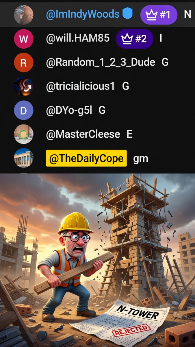 Chat Tried To Frame Me For Messing Up The Tower