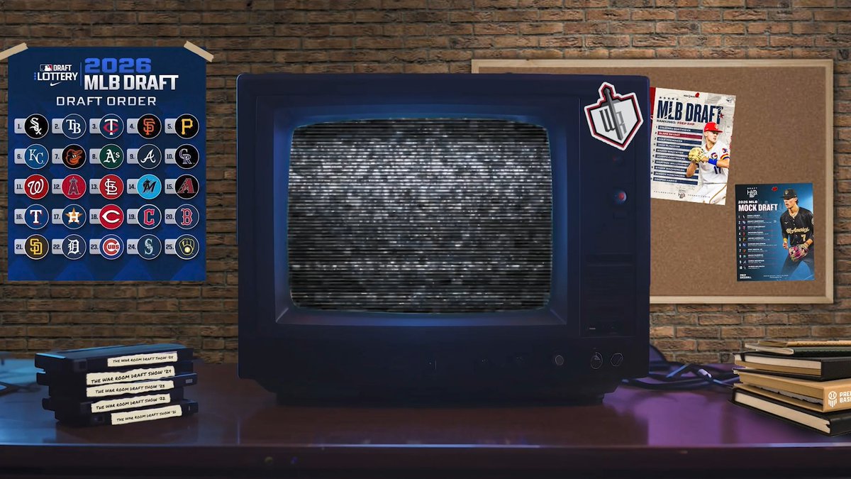 The MLB Draft starts 𝙏𝙊𝙈𝙊𝙍𝙍𝙊𝙒, and so does our live coverage‼️ Join Shooter Hunt and David Seifert for a special edition of The War Room with pre-draft analysis at 12:45 PM ET and live reactions, commentary, and questions beginning at 2:30 PM ET. 👍 Streaming 𝙇𝙄𝙑𝙀 on Prep Baseball Draft HQ and YouTube ✅