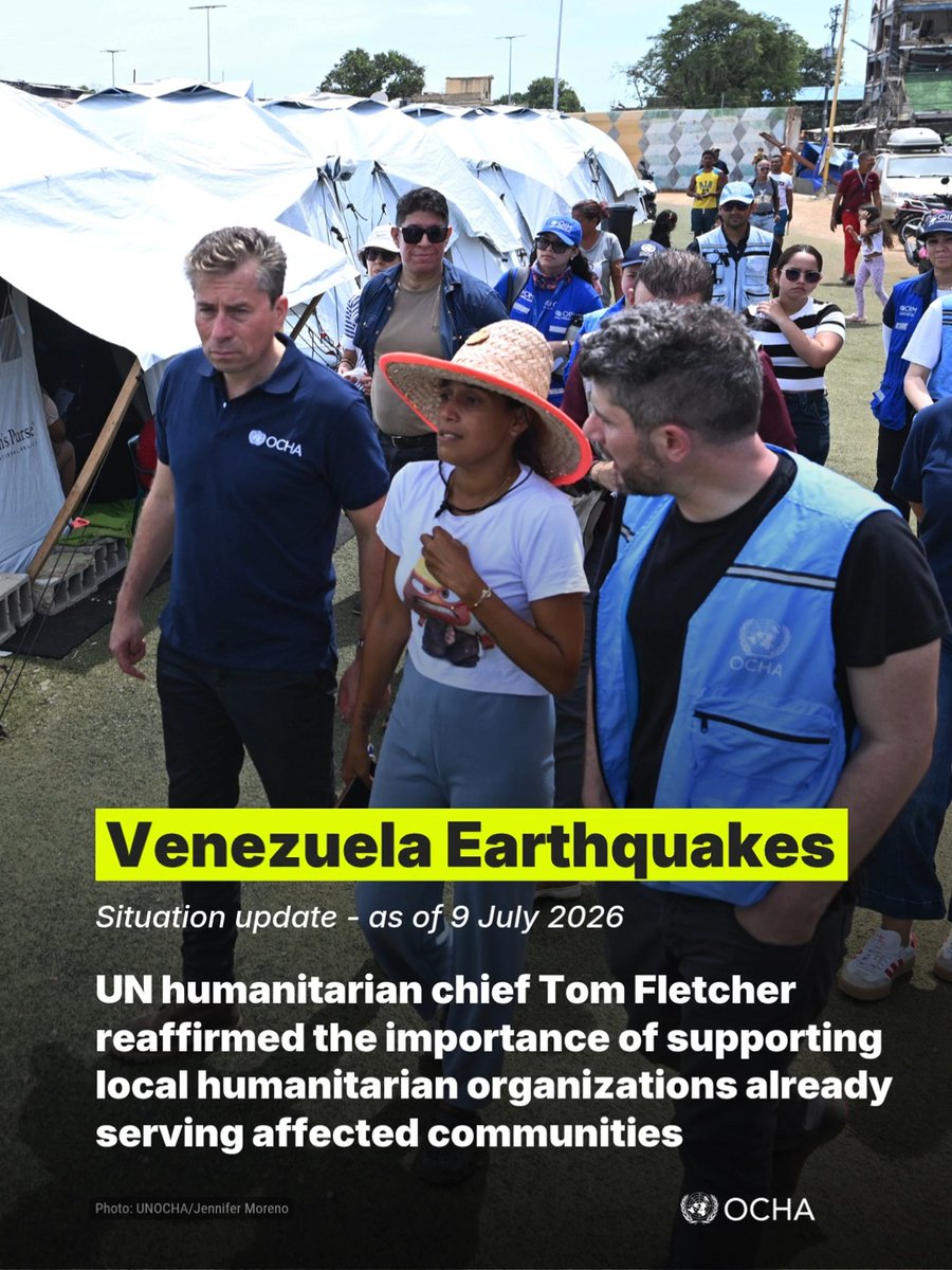 Recovery is made possible through practical support: a meal, a consultation, a safe place to wash, a protected space, and help finding the next step. Here's how humanitarian organizations are helping communities recover across Venezuela. Read more: