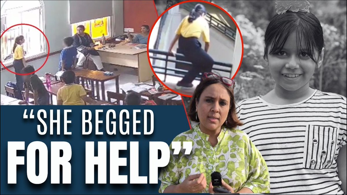 Amaira, a 9-year old fell to her death in one of India's premiere schools; Now New CCTV captures her final moments, revealing Bullying, Criminal Neglect & a Powerful System thats covering it all up. I speak to Amaira's brave parents. Watch in full here