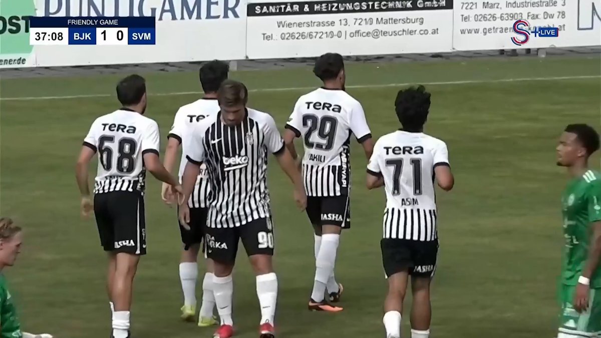 İlhan Fakılı, köşeden ceza sahasına girdi ve düzgün vuruşla Beşiktaş formasıyla ilk golünü kaydetti! ✍️