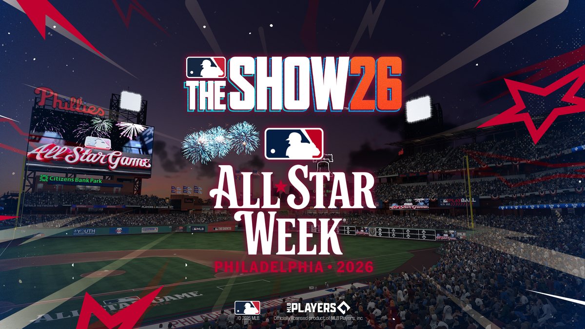 Keep the excitement of 2026 MLB All-Star Week going in MLB The Show 26 with new Programs, Moments, and Player Cards featuring the MLB Draft's top prospects, Home Run Derby sluggers, and All-Star stars! ⚾🌟 #TheShowASG26