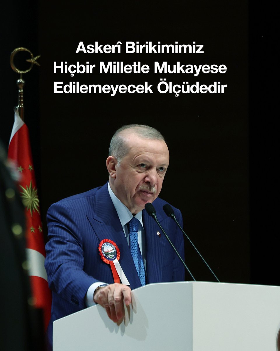Türk milleti olarak dünyada başka hiçbir milletle mukayese edilemeyecek ölçüde köklü ve zengin bir askerî birikime sahibiz.