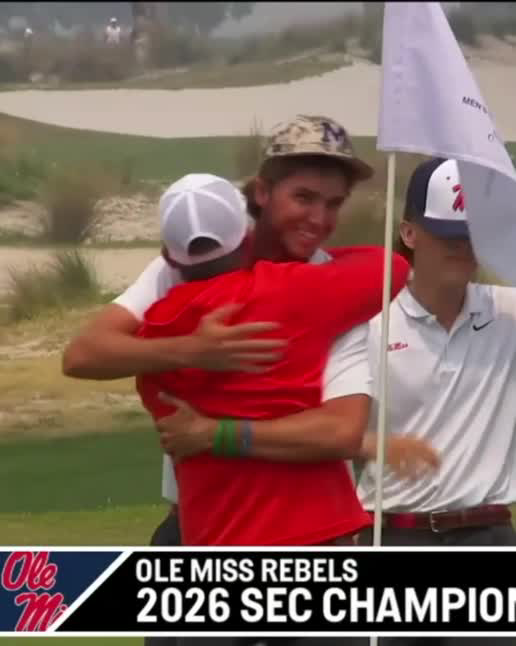 BUILT FOR THIS MOMENT‼️ Watch the 2026 SEC Men's Golf Championship now SEC Network 📺 Ole Miss Men’s Golf x #ItJustMeansMore
