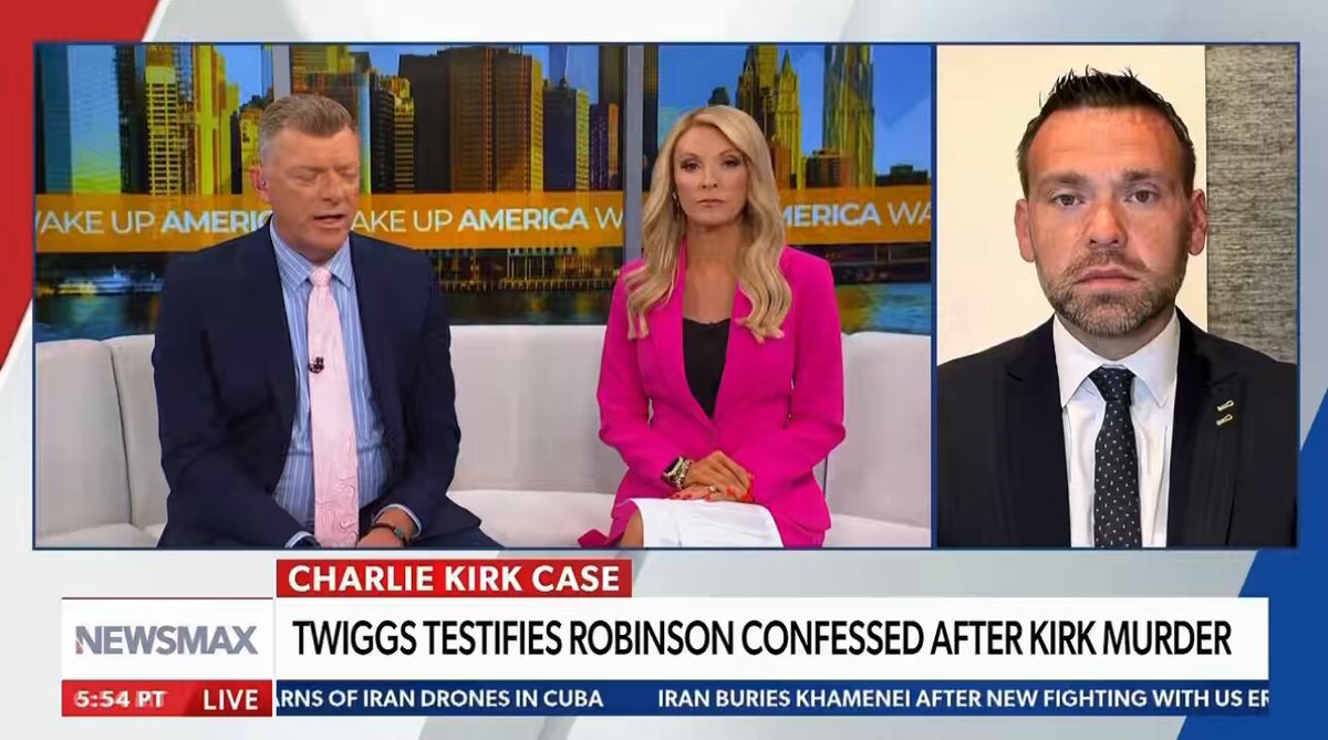 .Jack Posobiec on Charlie Kirk’s family attending Tyler Robinson’s preliminary hearing in Utah: “They have to relive the worst day of their lives. The day Kirk’s children lost their father, Erika lost her husband, and his parents their son.”