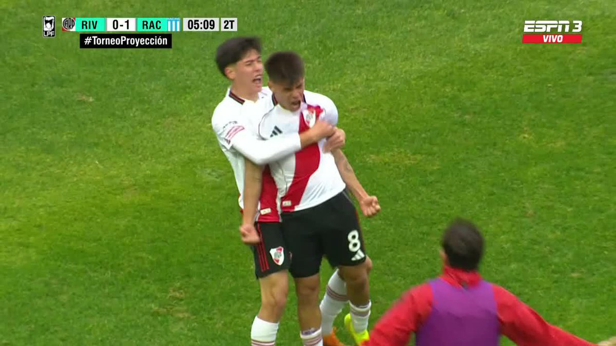 🤯🇦🇷 RIVER LE EMPATA LA FINAL DE RESERVA A RACING CON ¡DOS JUGADORES MENOS!
