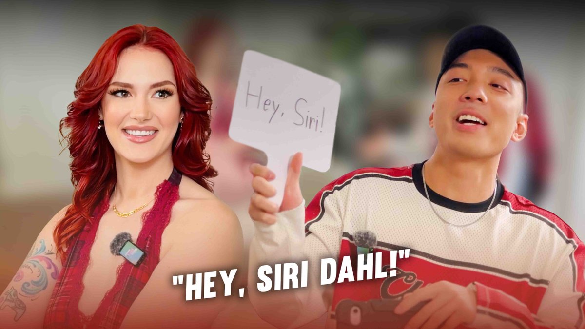 I finally got Siri to answer all my questions... 😏📱 And trust me, these aren't the questions your iPhone asks. Full episode coming soon. 👉 👉 👉 Siri Dahl Love Her Films
