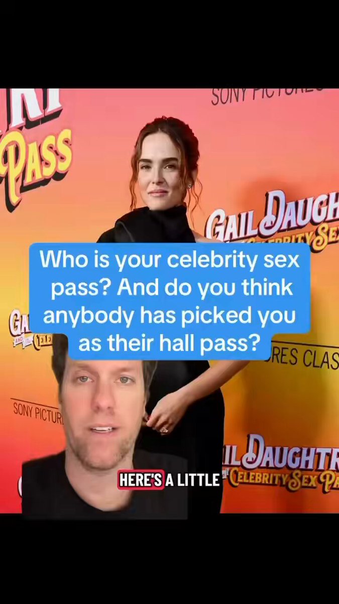 Who is your celebrity hall pass? @SonyClassics