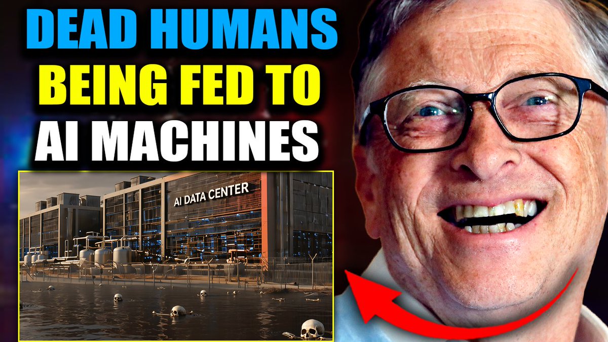 Elites Caught Pumping Human Remains in Water Supply to Fuel 'Satanic' AI Data Centers A damning investigation has blown the lid off the most depraved operation of our time: Bill Gates, Mark Zuckerberg, and the rest of the so-called elite are pumping the remains of humans straight into the water supply. Not as waste. As fuel for AI data centers. The Matrix wasn't science fiction. It was predictive programming, telling you exactly what they planned: harvest humanity to build the machines that will replace us.