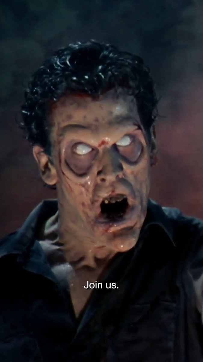 The Deadites are expecting you. #EvilDead2