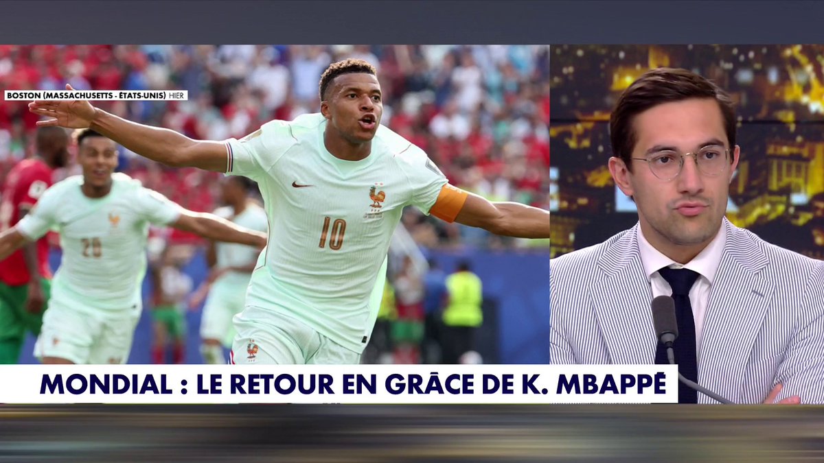 «Kylian Mbappé fait mentir ceux qui ne voulaient pas qu’il soit sélectionné», constate Jules Torres, dans #HDPros2WE Toute l'info est à retrouver sur
