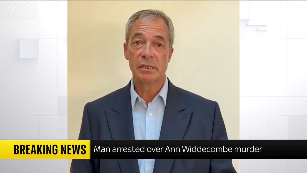 Nigel Farage has paid tribute to Ann Widdecombe, saying he is 'deeply, deeply upset' by the former MP's death. He added that Reform UK is 'certainly a much worse place without her'. Read more: