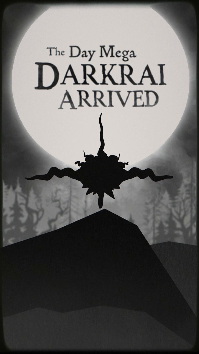 Having bad dreams? 😰 Perhaps something sinister is lurking nearby... There's no escape from Mega Darkrai ex in the new #PitchBlack expansion, available starting July 17 🌑