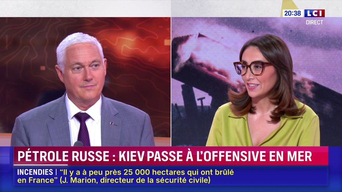 🔴 Pétrole russe : Kiev passe à l’offensive en mer 🗣️ La Crimée devient "de plus en plus un camp retranché", indique le Général Michel Yakovleff, invité de ✦ Margot Haddad ✦ sur LCI