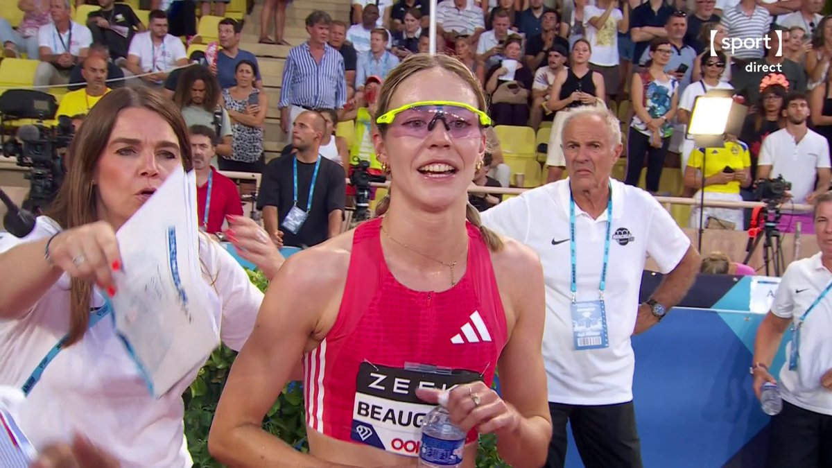 💎 #MonacoDL | 🚀 Cassandre Beaugrand PULVÉRISE le record de France du 3 000 m ! 🇫🇷 La championne olympique du triathlon s'offre un record vieux de 21 ans (8:32.86) et termine première européenne de la course (8e) ! 📺 Suivez la soirée en direct :