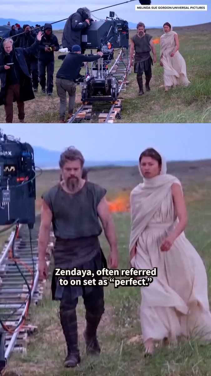 Zendaya being the youngest actor on christopher nolan set gets a perfect, nobody is doing it like her 🙂‍↕️