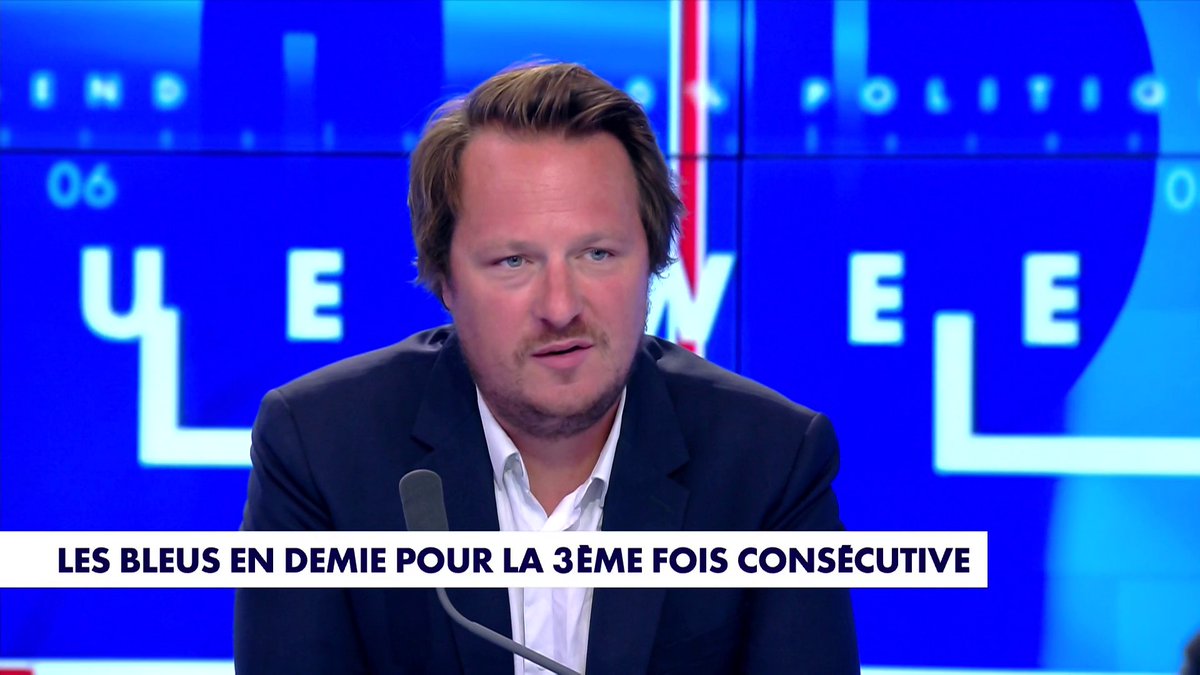«Didier Deschamps a parfois su faire des choix courageux», salue Geoffroy Lejeune, dans 100% Politique WE Toute l'info est à retrouver sur