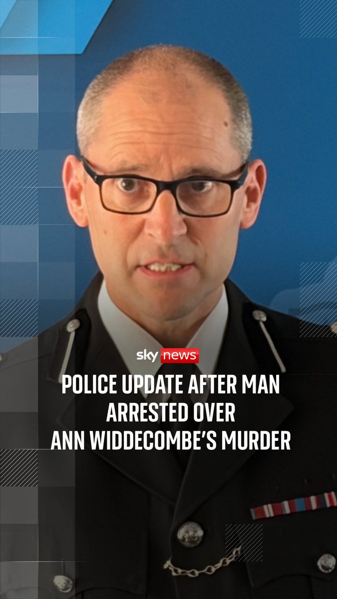 Assistant Chief Constable Matt Longman confirmed that a 26-year-old man was arrested at an address in Newton Abbot on suspicion of the murder of Ann Widdecombe. Police confirmed the incident is not being treated as terrorism. Read the latest: