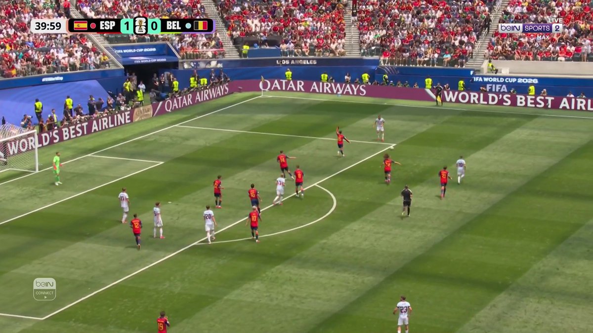 دي كيتيلاري يدرك التعادل لبلجيكا برأسية متقنة #كأس_العالم2026