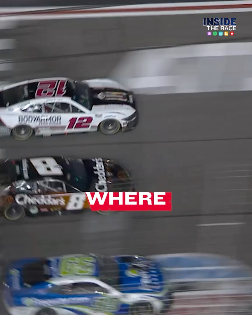 You never know what's going to happen until they throw the checkered flag at EchoPark Speedway.