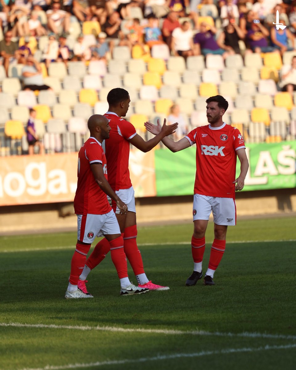 Leaburn on target in Slovenia 🎯 #cafc