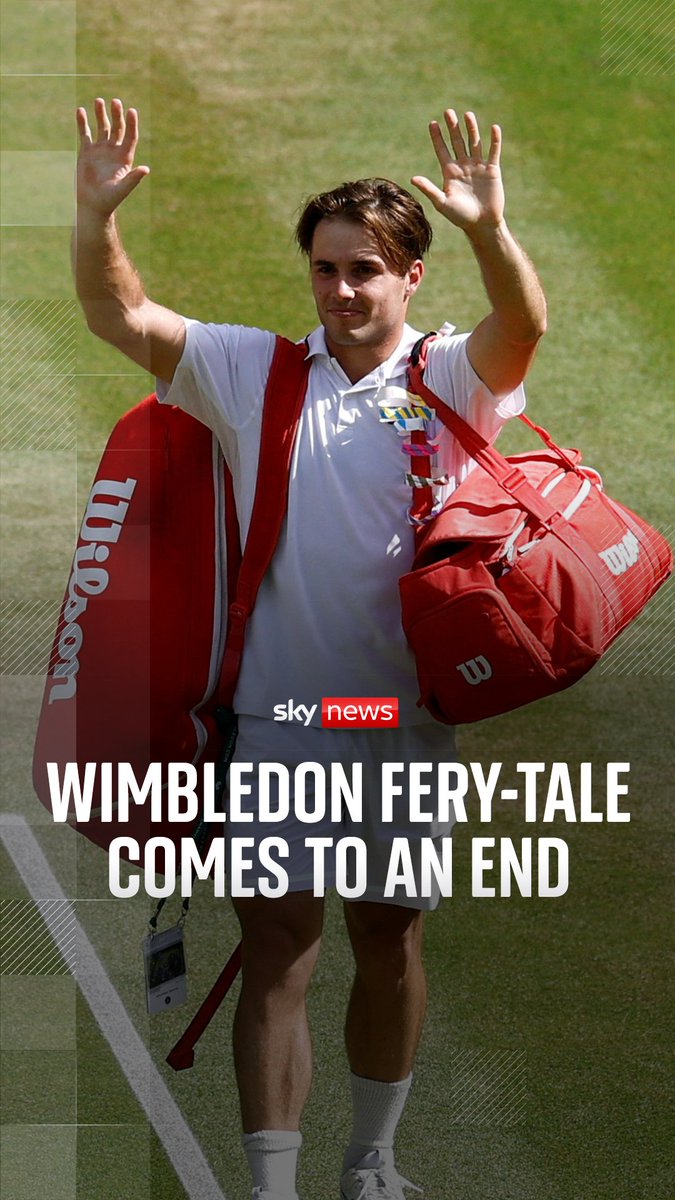 Wildcard Arthur Fery's magical run at Wimbledon has ended - but he's shot up the rankings and his future looks bright, Sky's Jacquie Beltrao says. The French Open champion, Alexander Zverev, outplayed him on Centre Court.
