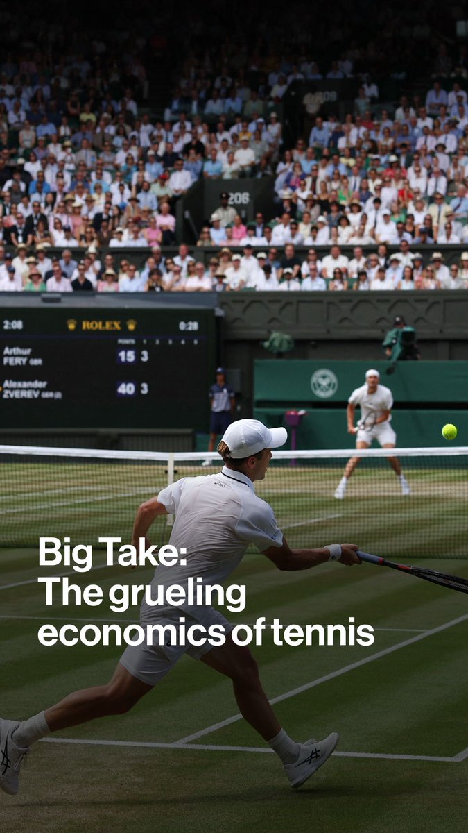 Some of the world’s top tennis players will face off at the Wimbledon finals this weekend. The players who make it to Centre Court have already achieved a bigger feat: a career as a tennis player. On today’s Big Take podcast, Bloomberg’s Hannah Miller and Matt Futterman break down what sets tennis apart from other sports and the challenges the tournaments and players face to stay profitable