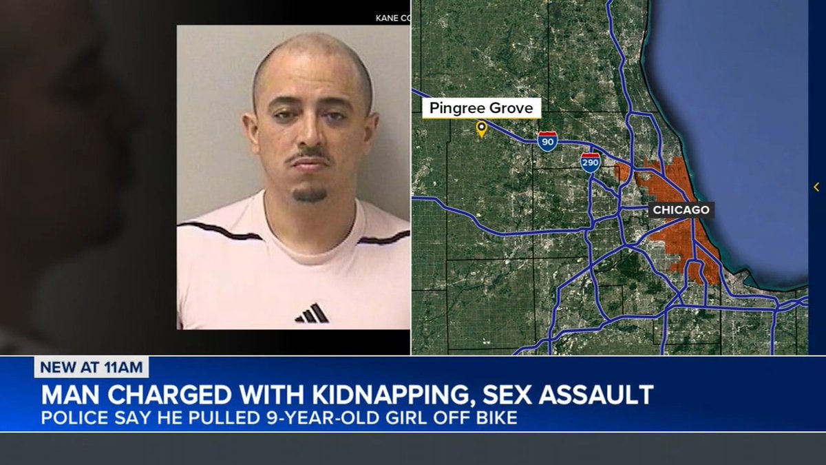 ๐จ A 9-year-old girl was snatched off her bike, forced into a car, and r*ped in Illinois by an illegal from Venezuela. JB Pritzker thinks we shouldn't deport this monster.
