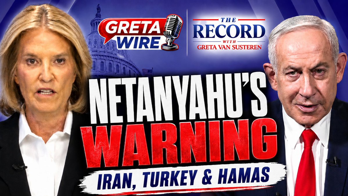 NETANYAHU’S WARNING: Iran cannot be trusted, Hamas does not want to disarm and Turkey should not receive American F-35s, Israel PM Benjamin @Netanyahu tells @Greta. Watch the full interview in this special “The Record” Rewind edition of the “Greta Wire” podcast.