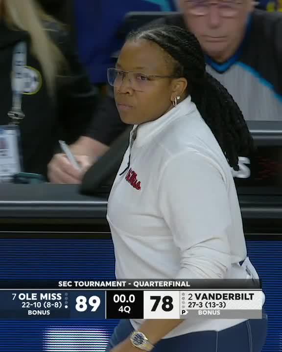 Dictate & Disrupt 🗣️ Watch now on SEC Network 📺 Ole Miss Women's BB x #ItJustMeansMore
