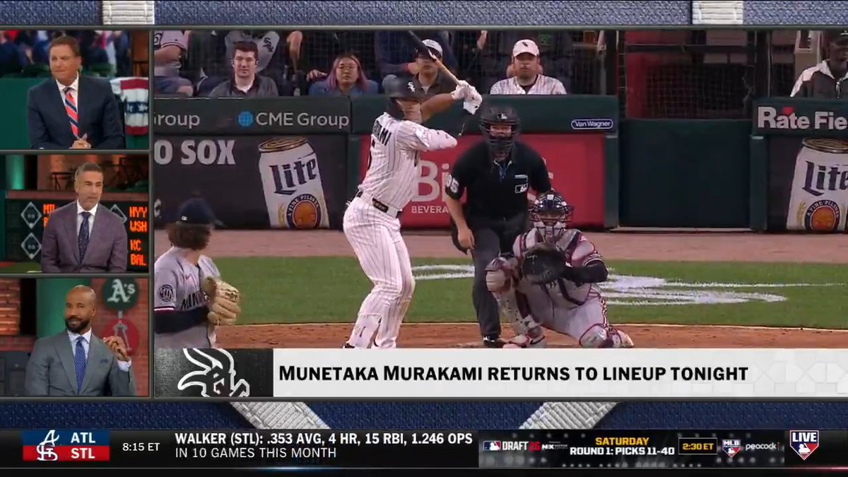 The White Sox are getting a big piece back in the mix with Munetaka Murakami set to return to the lineup tonight! Dan Plesac | Chris Young