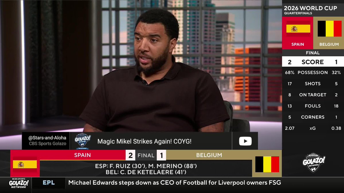 "He's got that nose to sniff out a goal... He's the Kai Havertz for this team." Troy Deeney celebrates Mikel Merino's adaptability and what he brings to this Spain side 🇪🇸