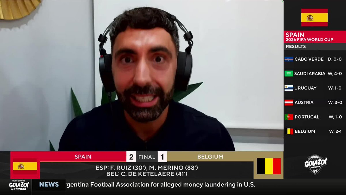 “This is historic for Spain. They’re in the semifinals for only the second time ever.” Phil Kitromilides highlights Spain’s historic run, with La Roja continuing to control games even without consistently producing their best performances 🇪🇸📊