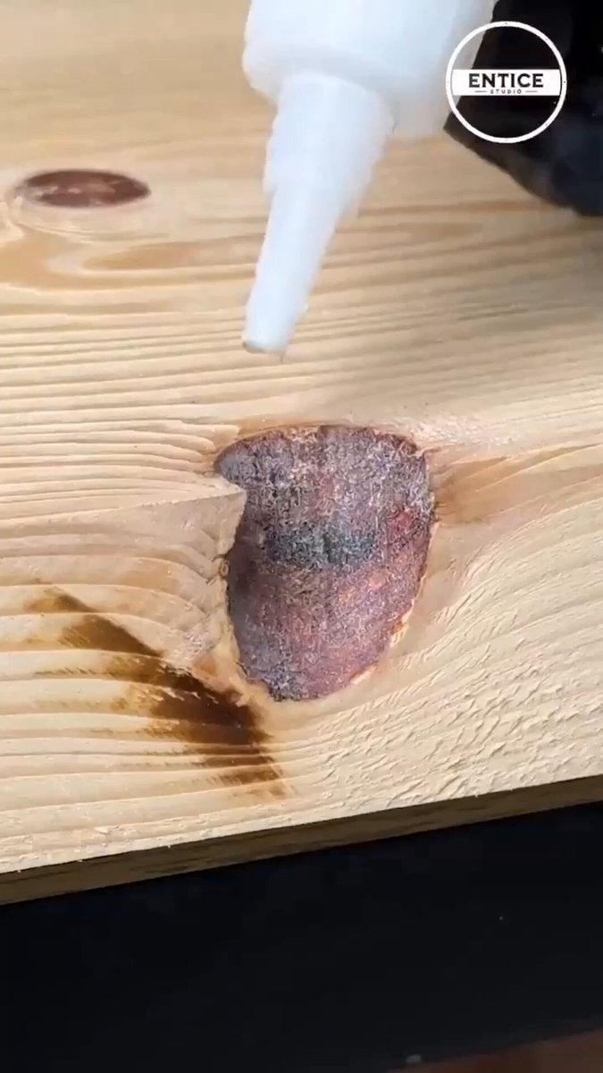 Do you appreciate the clever tricks carpenters use to fix imperfections in wood and restore it to perfect condition?